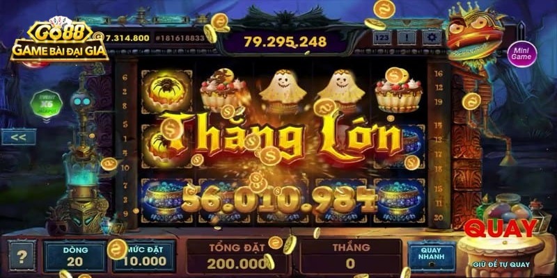 Trải nghiệm nổ hũ trực tuyến tuyệt vời tại Go88