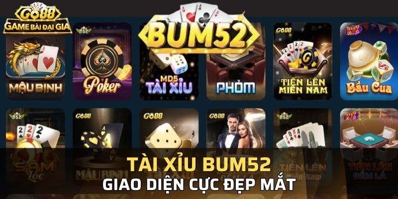 Giao diện của cổng cược Bum52 luôn khiến người chơi thoải mái