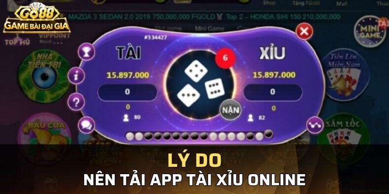 Những ưu điểm khi sử dụng app tài xỉu online